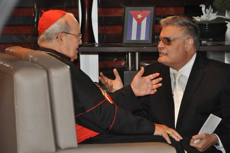 Cardenal Jaime Ortega y Amaury Perez