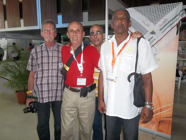 Amézaga junto a integrantes de su equipo