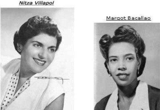 Nitza Villapol y  Margot Bacallao