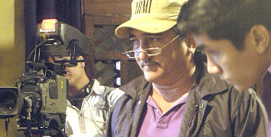 Rolando junto a su hijo Sian Chiong. Foto: Martha Vecino Ulloa