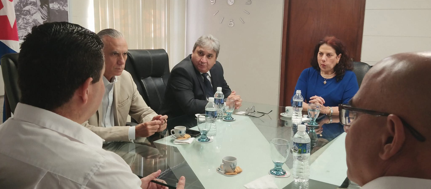 Visita de de delegaciones a TV Cuba 2025 